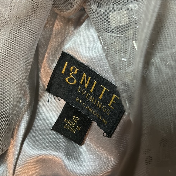 Ignite Evenings by Carol Lin dress with shawl - Picture 5 of 14